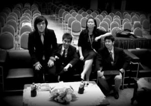 Introducing… Team Politikus! (From left: Chris, Jon, yours truly and Mark)